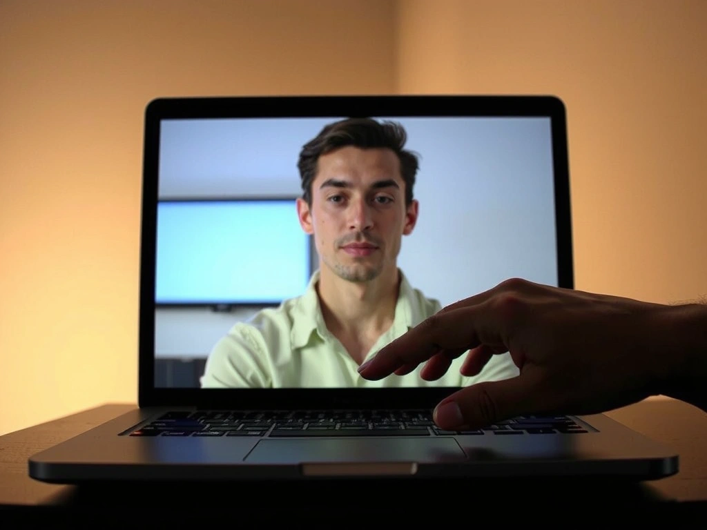 Online konzultace na notebooku